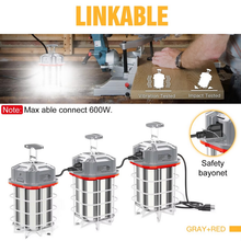 Load image into Gallery viewer, LED Temporary Work Lighting ETL Listed LED Construction Light IP65 60W -150W Work Light with Linkable Connection Design
