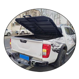 4X4 Pickup Truck Bed Cover Hard Waterproof Aluminum Alloy Flat Top Cover Universal Car Back Cover for Ranger Navara Trit