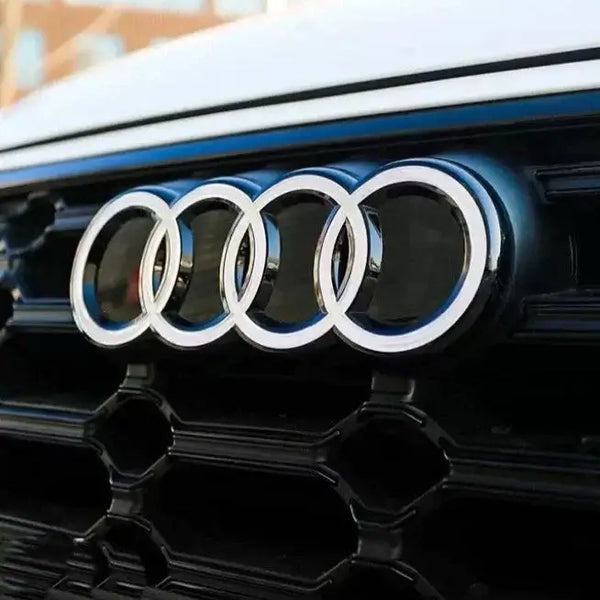 Highest quality crystal dynamic white Audi logo A4 A5 A6 A7 Q5 Q7 led front audi symbol light on the market with 2 years warranty