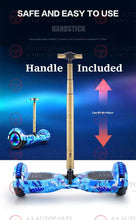 Load image into Gallery viewer, *FREE HANDLE* Hoverboard Scooter Self Balancing Electric Skateboard Black 60Cm