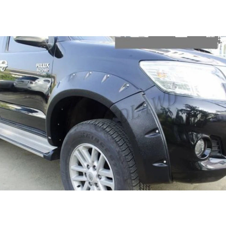 4x4 Accessories Modified Bright Black Fender Flare for HILUX VIGO 2005-2011