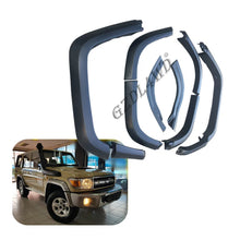 Load image into Gallery viewer, 4x4 Offroad Accessory Parts ABS Fender Flares Mudguard for Heavy Duty Land Cruiser 76 LC76 2014 Dual Cab