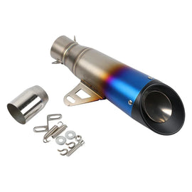51mm Universal Motorcycle Exhaust SC Muffler Pipe-0