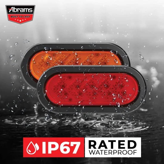 BYD Shark 6 Closest-Compatible 6" Oval Sequential LED Tail Light (DOT/IP67)