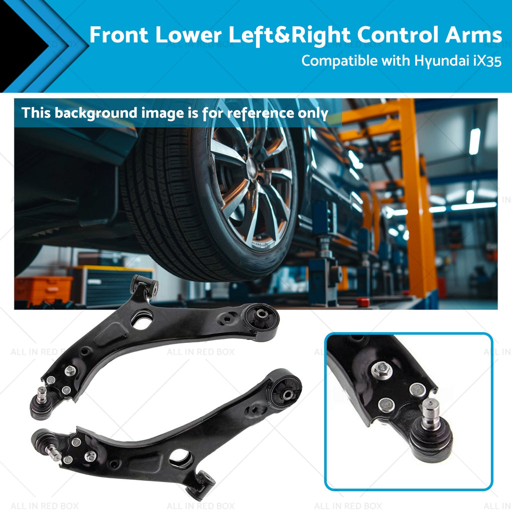 Front Lower Left and Right Control Arms Suitable for 11-18 Hyundai iX35 KIA Sportage-0