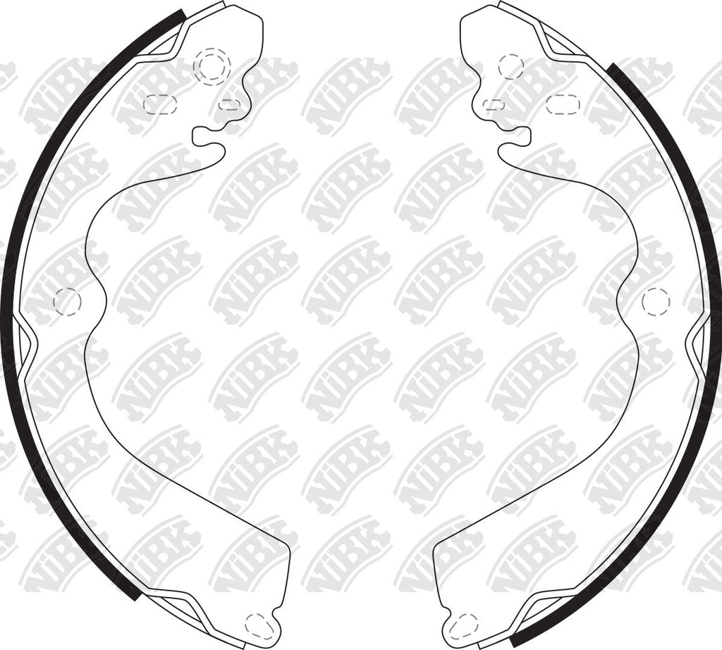 NIBK FN0645 Chevrolet Mitsubishi Nissan Brake Pads