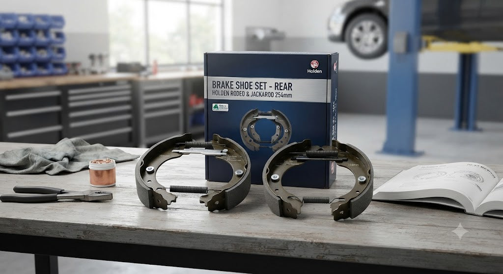 254mm Brake Shoe Set for Holden Rodeo & Jackaroo – Rear Drum Brake Shoes