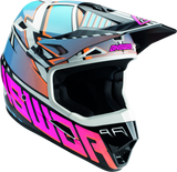 Answer AR3 Rapid Helmet Blue/Orange/Rhodamine Youth - Small