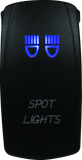 DragonFire Racing Lighted Switch Spot Light On/Off Blue