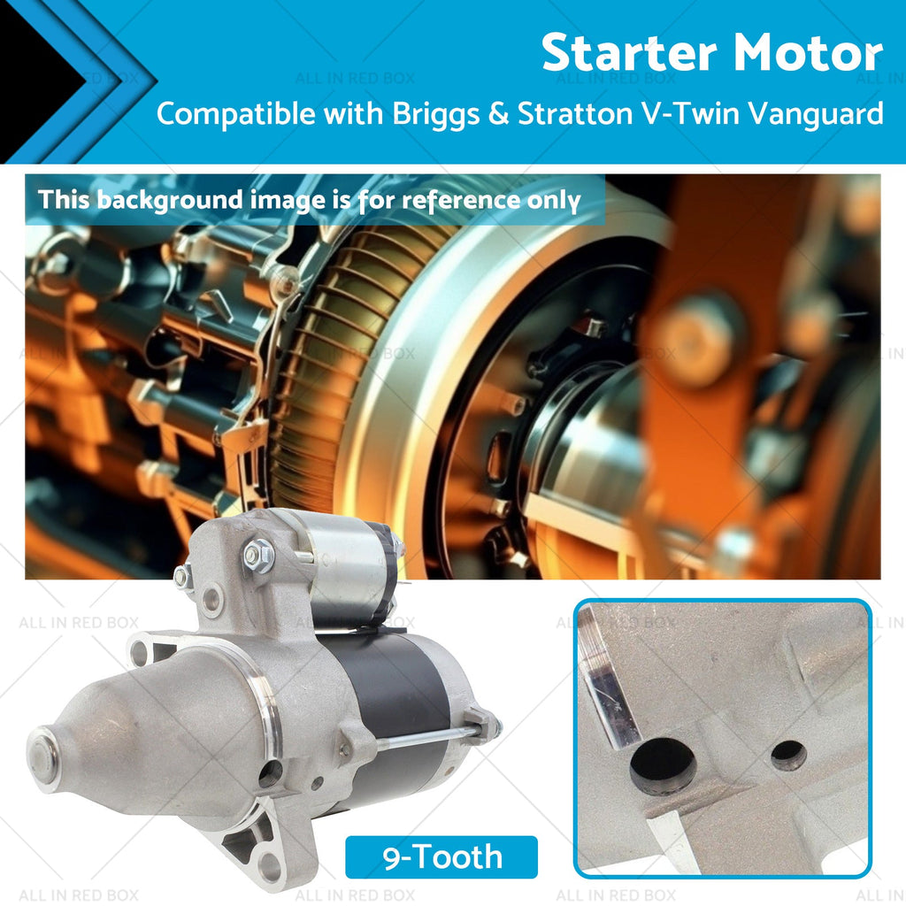 Starter Motor Suitable for Briggs Stratton V-Twin Vanguard 9Tooth 845760 613477-0
