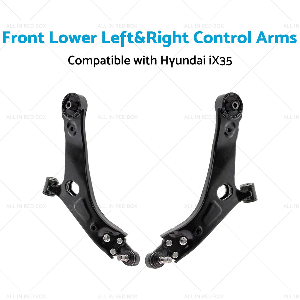 Front Lower Left and Right Control Arms Suitable for 11-18 Hyundai iX35 KIA Sportage-3