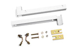 BackRack 17-23 Ford F-250/350 SD (Alum Bdy) No Drill Standard Hardware Kit - White