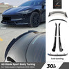 AD Blade For Tesla Model 3 Highland 2024 Body Kit Front Lip Bumper Side Lip Rear Spoiler Model 3 Tuning 2023 Exterior Accessory