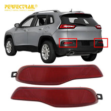 Load image into Gallery viewer, PERFECTRAIL 68105144AC 68105145AC Factory Car Body Parts Rear Bumper Reflector for Jeep Cherokee 2014-2018