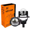 AKE A99 Instalación sin pérdidas BI LED Proyector Lente 3.0 6000K, 58W, 5800LM, paquete de 2