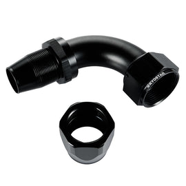 AN4 AN6 AN8 AN10 AN12 AN16 Car 90 Degree Aluminum Alloy Oil Cooler Swivel Oil Fuel Gas Line Hose Pipe Adapter End an Fit