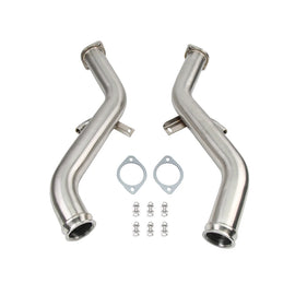 Infiniti Q50 2016-2024 Q60 2017-2022 Nissan Z 2023+ VR30DDTT 3.0T Stainless Exhaust Downpipe - Brushed