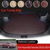 for Hyundai Sonata i45 YF 6th 2010~2014 Full Surround Car Boot Liner Cargo Rear Trunk Mats Luggage FLoor Tray Waterproof Carpet