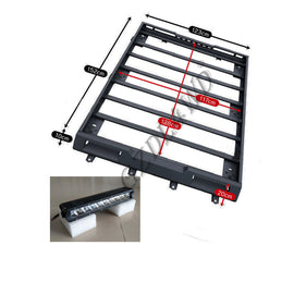 Aluminum Alloy 4x4 Cross Bars Roof Rack Universal Roof Rack for Jimny  2018-2018