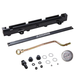 Aluminum Fuel Injector Rail Kit for 2002-2006 Honda Civic K20 A2 Z1 A3 Type-S 2.0L Compatible With Acura K-Series Engine
