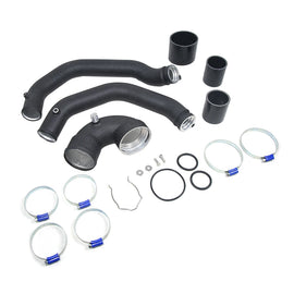 Aluminum Intercooler Charge Pipe Kit for 2014+ BMW M3 M4 F82 F83 F80 S55 Twin Turbo Engine