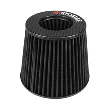 Load image into Gallery viewer, Auto Customized 3.5" 89mm PU High Flow Performance Racing Sport Car Cone Matt Carbon  Intake air Filter