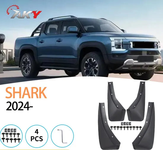 BYD Shark 6 2024 Mudguard — Front/Rear Fender Guards