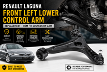 Load image into Gallery viewer, Renault Laguna Front Left Lower Control Arm Replacement – OEM Fit Suspension Arm