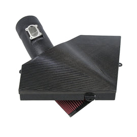 Cold  Air Intake Kit Pipe With Carbon Fiber Heat Shield For MINI Cooper S F55/F56)15-19 L4-2.0L (t) B46/B48