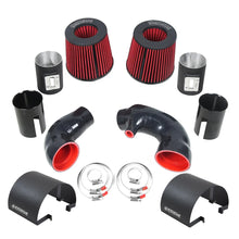 Load image into Gallery viewer, Customized Low MOQ 2016+ Infiniti Q50 Q60 3.0L Twin Turbo VR30DDTT Air Intake Kit With Heat Shield New Condition Aluminu