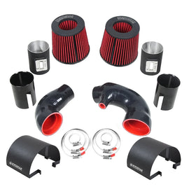 Customized Low MOQ 2016+ Infiniti Q50 Q60 3.0L Twin Turbo VR30DDTT Air Intake Kit With Heat Shield New Condition Aluminu