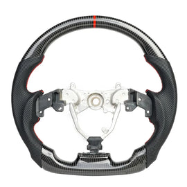 Customized Real Carbon Fiber Flat Sport Universal Steering Wheel Car Accessory for LEXUS IS