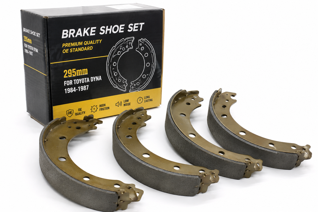 295mm Brake Shoe Set for Toyota Dyna 1984–1987 | OE Quality Replacement