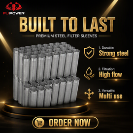 FUP-008 Universal Titanium Perforated Exhaust Tube Drill Pipe 50mm-100mm