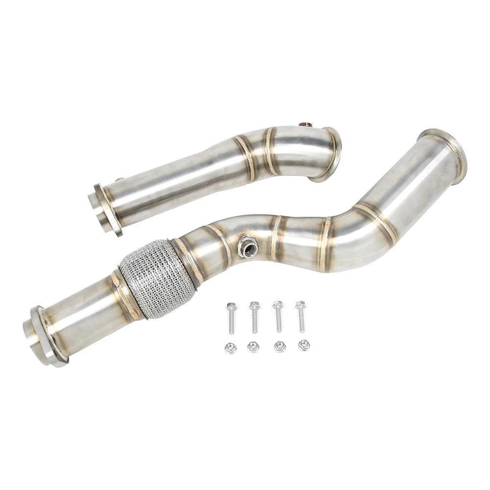 For BMW G80 M3 G82 M4 S58 Exhaust Downpipe 304 Stainless Steel Material High Performance TIG Welding