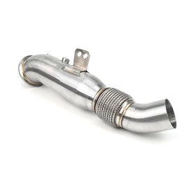 For BMW M240i/340i/440i/540i/740i/840i &xDrive 2016-2022  New 304 Stainless Steel  Exhaust Downpipe Polished Surface 4.5