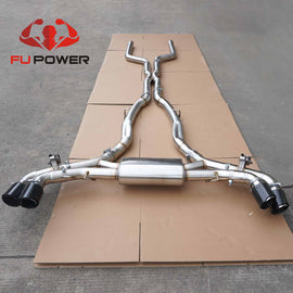 FUP-001 2020-2024 BMW X5M X6M F95 F96 4.4T Stainless Catback Exhaust System