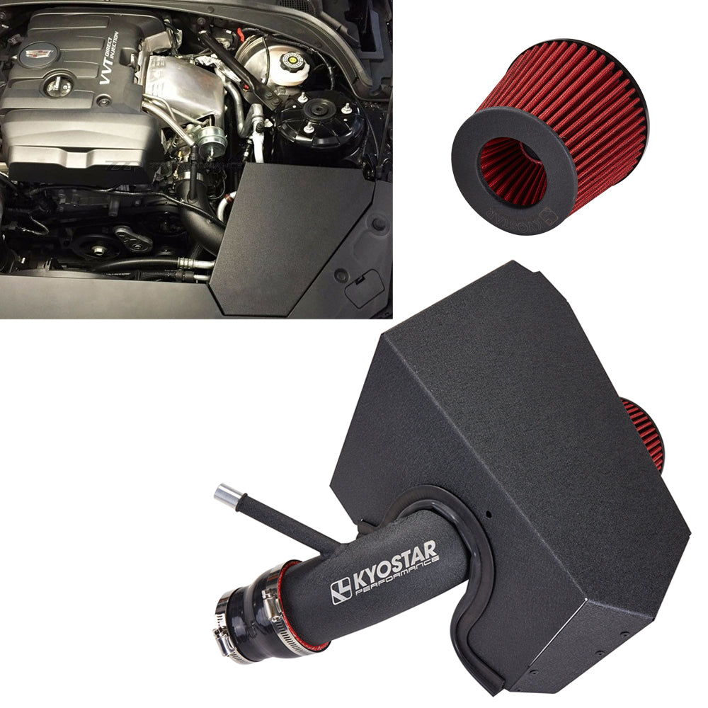 For Cadillac ATS 2L Turbo air Intake Fit 3 Inch 2013+ Cadillac Cold air Intake System