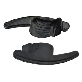 For Golf 5 MK5 6 MK6  R32 R R20 Carbon Fiber Black Paddle Shift Extensions DSG
