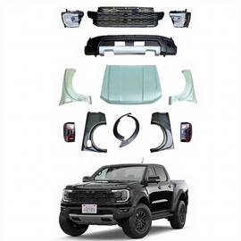 GZDL4WD 4x4 Car Exterior Conversion Accessories Body Kits for Ranger T6 T7 T8 Upgrade to T9 Raptor Steel Rear Quarter Pa
