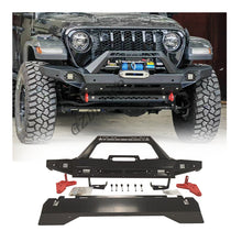 Load image into Gallery viewer, GZDL4WD 4x4 Pickup Rolled Steel Front Bumper for Wrangler Gladiator 2022 Front Bull Bar