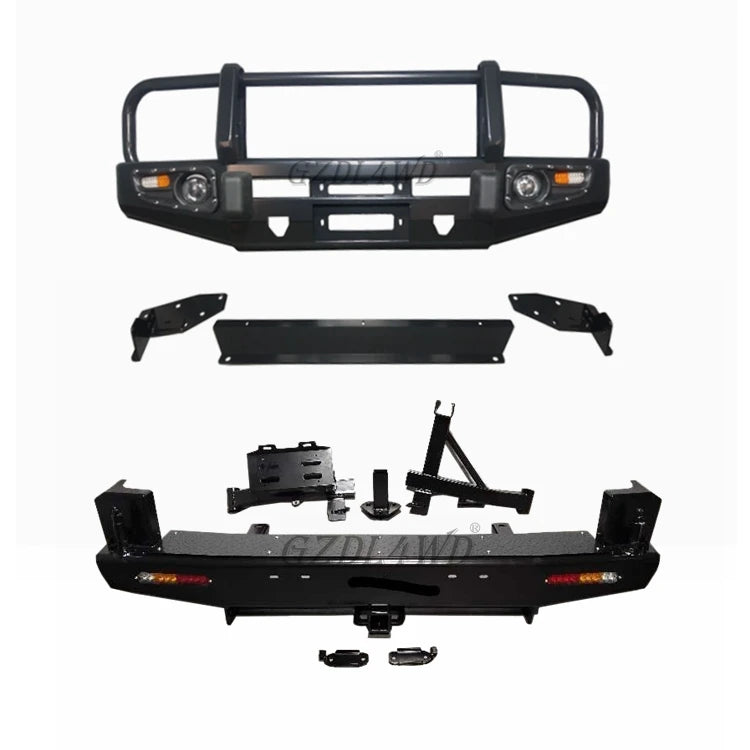 GZDL4WD 4x4 Truck Rolled Steel Front Bumper for Land Cruiser LC90 Front Bull Bar