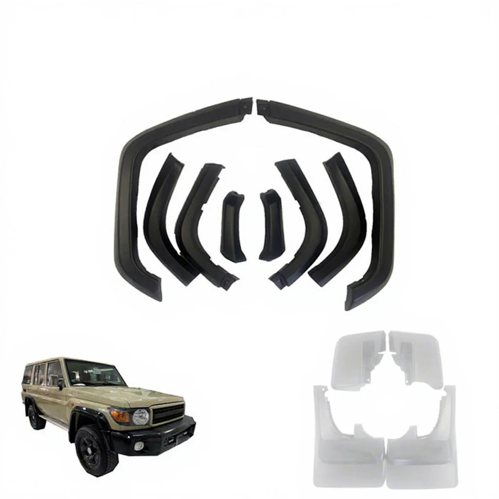 GZDL4WD 5 Door ABS Fender Flares for Land Cruiser FJ Cruiser LC76 SUV Offroad Mudflap Accessories