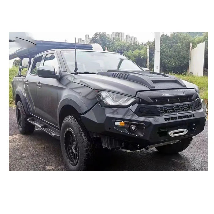 GZDL4WD Auto Bumper Guard Car Nudge Bar Steel Front Bumper for Dmax 2020+ Bull Bar Parts