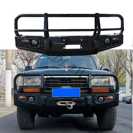 GZDL4WD Factory Steel Front Bumper for Land Cruiser LC80 Front Bull Bar
