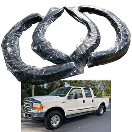 GZDL4WD Heavy Duty Offroad Replacement Parts ABS Modified Paint Black Fender Flares for F250/F350 1999-2007