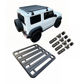 GZDL4WD High Quality Aluminum Alloy 4x4 Car Roof Rack Luggage Basket 100kg+ 135x125cm Jimny JB64 JB74 Gen4 2019+ Flat Pl