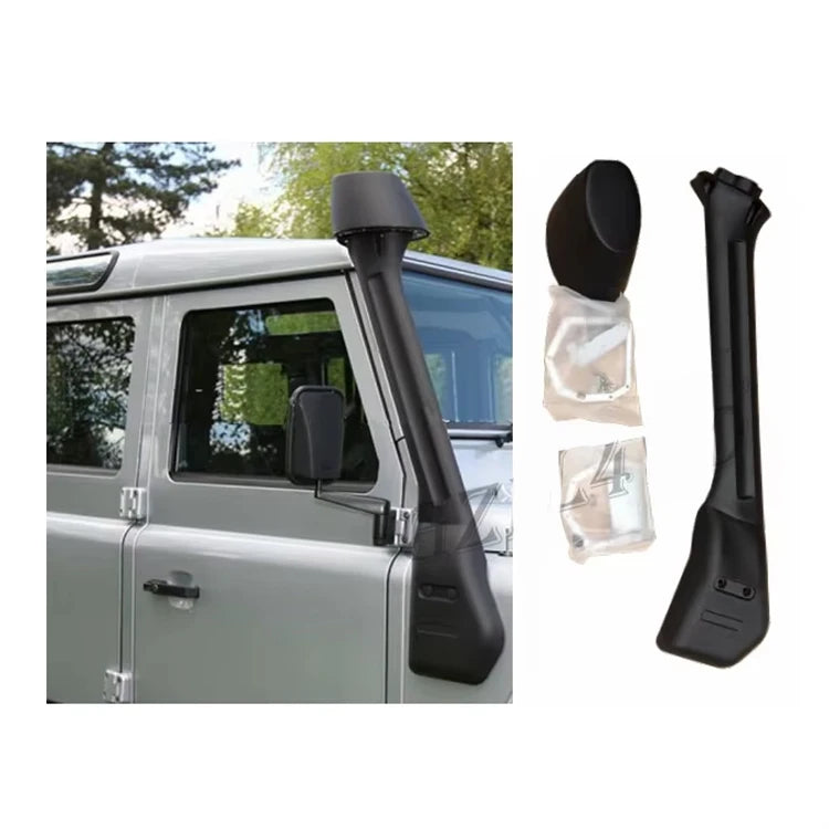 GZDL4WD LLDPE Sports 4x4 Matte Black Snorkel Kit SLRDTD4-B for Defender TD4 Right Hand Side Car Accessory Raised Air Int