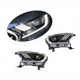 GZDL4WD New Offroad 4WD LED Headlight DRL IP67 Waterproof 6000K 12V 1 Year Warranty 36W 6000 lm Ranger T7 T8 2015-2019