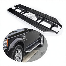 GZDL4WD Off-Road Aluminum Alloy Nerf Bars & Side Step for Discovery 3/4/Highlander Full Set Running Boards
